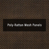 Crosley Furniture Kenji Media Console, Record Player Stand with Vinyl Storage, Modern Home Organizer, Dark Brown Crosley Furniture