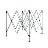 Vispronet 10x10 Pop Up Canopy Frame – 40lb Aluminum Tent Frame, Height Adjustable Hexagonal Legs, Max Clearance Height of 7ft, Perfect for Pop Up Tent, Tailgate Tent, Tent Canopy – Tent Frame Only Vispronet