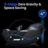Osaki Vibe 4D l 4D Massage Mechanism l Automatic Body Scan l Deep Calf-Kneading l Space-Saving Technology l 3-Stage Zero Gravity l 32-Cell Full Body Air Massage Osaki