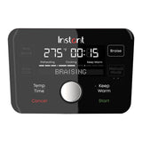 6-Quart 1500W Electric Dutch Oven with Recipe Book - Braise, Slow Cook, Sear, Warm, Red Enameled Cast Iron Instant