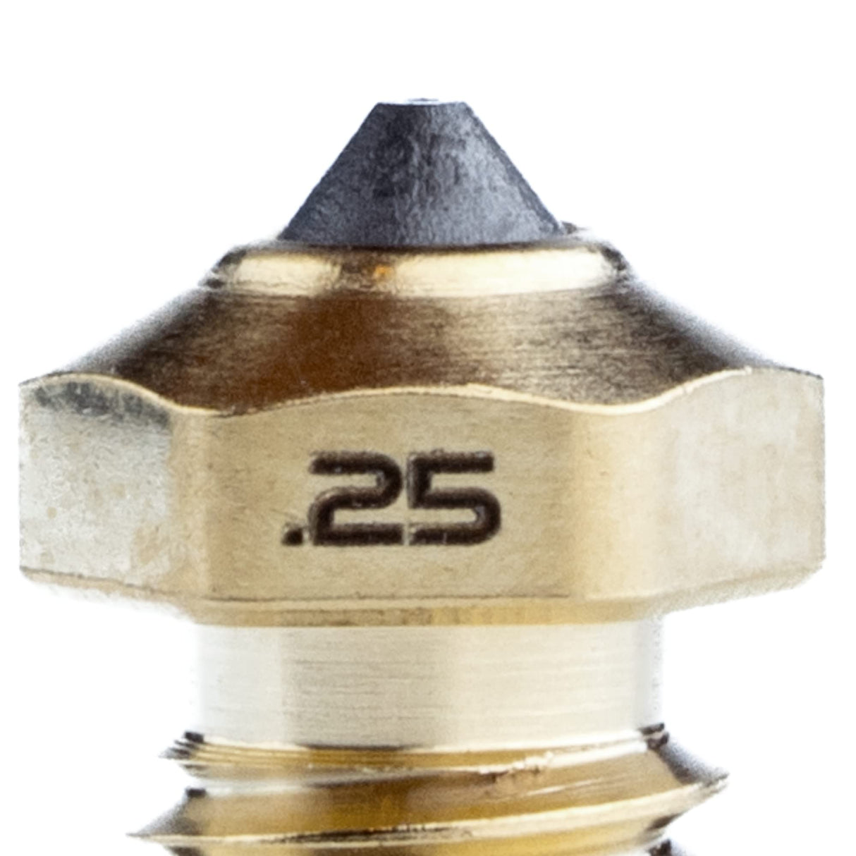 Diamondback Nozzles – V6 Compatible – Polycrystalline Solid Diamond Tip 3D Printer Nozzles, Improved Extrusion, Any Filament, Long Life, Wear Resistant, Layer Adhesion, USA Made (1.75mm x 0.25mm) US Synthetic