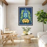 Bimkole 5D Diamond Art Kits for Adults Buddha, Full Drill DIY Rhinestone Embroidery Set Paint with Diamonds Art Lotus Statue by Number Kits Cross Stitch Home Wall Craft Decor 12x16 Inch Bimkole