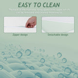 PayLessHere 10 Inch Twin Mattress Green Tea Memory Foam Mattress CertiPUR-US Certified,Medium-firm mattress，Removable Soft Cover,Fiberglass Free,Twin mattresses for Bed Frame, Bunk Bed, Trundle, White PayLessHere