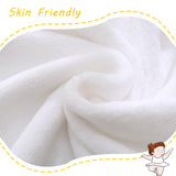 Exclusivo Mezcla Fleece Throw Blanket for Couch, Super Soft and Warm Blankets, White Throw All Season Use, Cozy, Plush, Lightweight, 40x50 Inches Exclusivo Mezcla