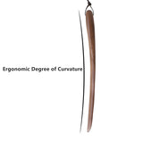 Muso Wood Shoe Horn Long Handle for Seniors,Wooden Shoehorn for Men, Women, Kids,Pregnancy(Walnut 15") muso wood