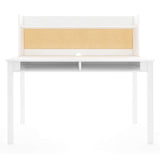 Martha Stewart Kids' Desk with Hutch and Chair by Guidecraft - Creamy White: Kids Wooden Study Table with Storage and Corkboard | Kids' Bedroom Furniture Set, Desk and Chair Set Ages 5-12 Martha Stewart