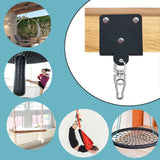 KSWLOR Heavy Punching Boxing Bag Hanger - Heavy Duty Bag Hanger Bracket,360¡ã Rotation Wall Ceiling Mount Wood Beam Hook for Boxing Muay Thai Training,Aerial Yoga Swing & Hammock KSWLOR