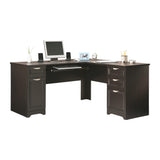 Realspace® Magellan 59"W L-Shape Corner Desk, Espresso Realspace
