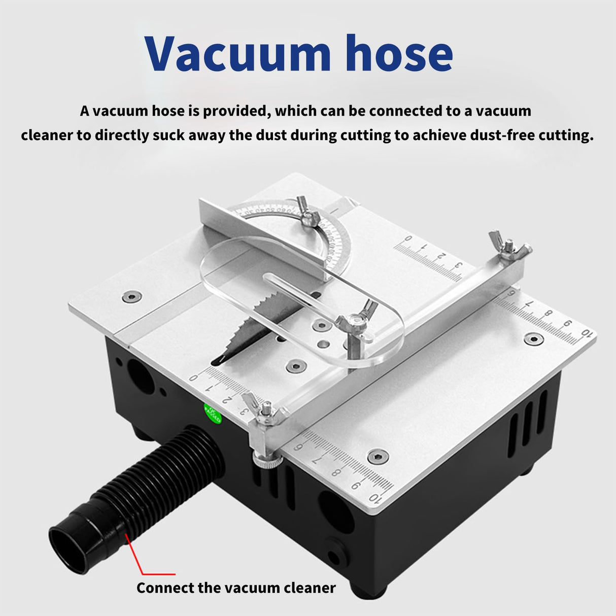 DEWIN Mini Table Saw for Crafts S3 Portable Precision Table Saw,96W mini Desktop Electric Saw 7 Speed Adjustable,DIY Model Crafts Cutting Tool for Wood Plastic Acrylic Cutting DEWIN