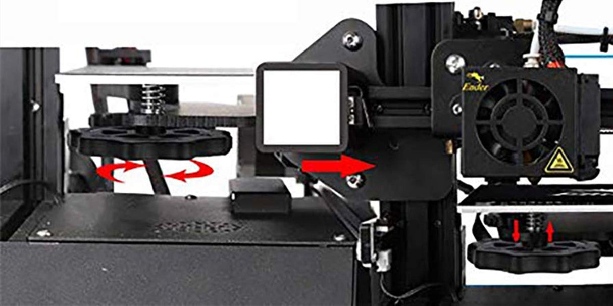 3Dman 4PCS 40mm Hand Twist Leveling Nut + 4PCS Hot Bed Spring Compression+ 4PCS M4X40mm Screws for 3D Printers（4 Set） 3Dman