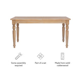 Linon Dining Table Brown Linon