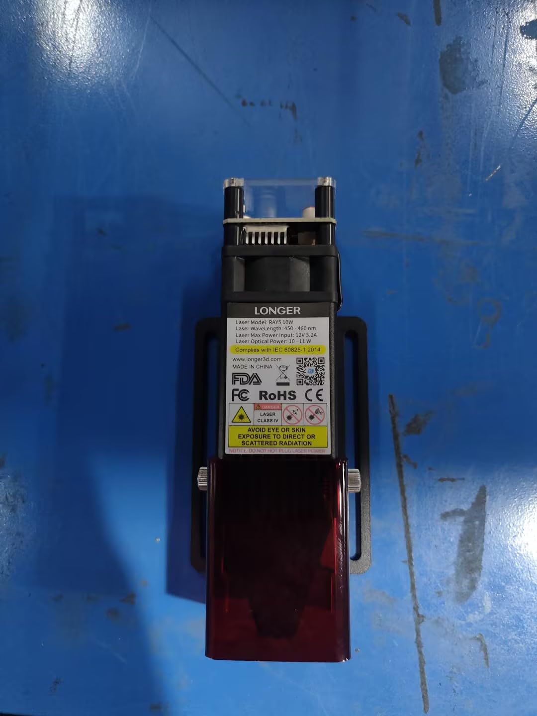 Longer RAY5 60W High Accuracy Cutting and Engraving, 10W Laser Engraver 0.06 * 0.06mm Spot, 3.5" Touch Screen, Multiple Machines Control, DIY Marking for Wood and Metal 15.7"x15.7" Longer