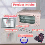 KAVIAT Sublimation Oven Machine with Heat Tape,Gloves,1500W 22L 110V Convection Oven for Sublimation Blanks Mugs Tumblers,Water Bottles,Cups Bulk Sublimation Printing KAVIAT