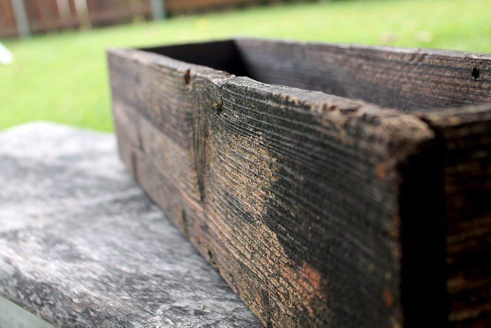 24" Rustic Planter Box (3.25-3.75"T - Short Version) Generic