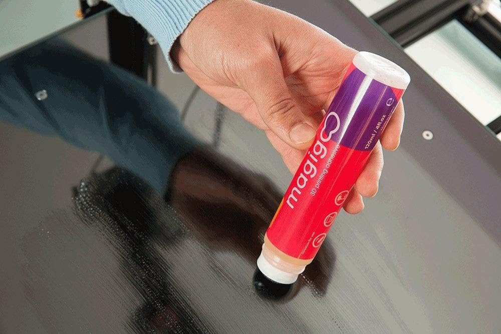 Magigoo MO2018 All-in-One Large Format 3D Printer Adhesive Glue, Reduces Warping for ABS, PLA, PETG, HIPS, ASA, and TPU Filament on Flex Plate, Glass, PEI, Buildtak, Kapton Build Plates 4 fl. oz. Magigoo