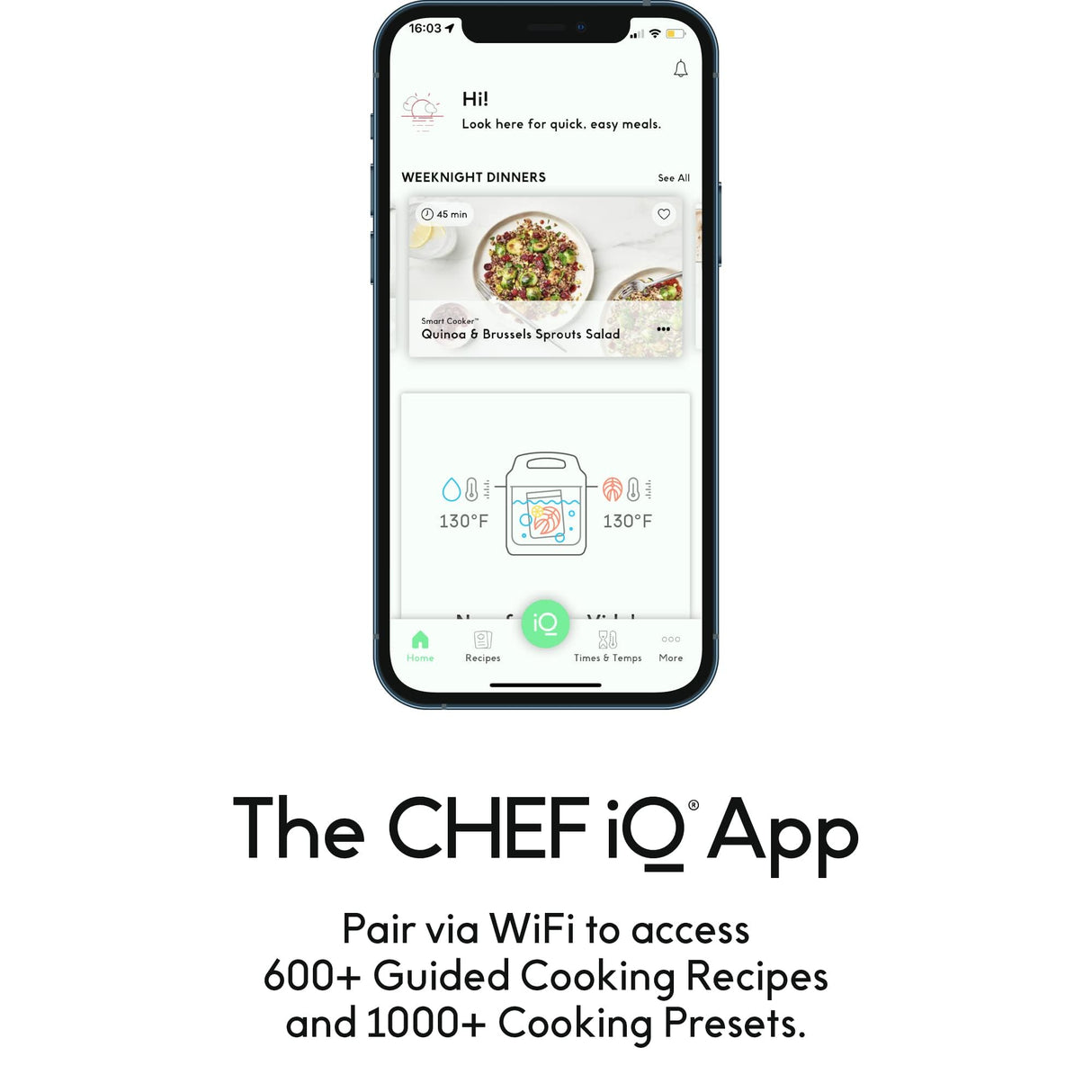 CHEF iQ Smart Pressure Cooker 10 Cooking Functions & 18 Features, Built-in Scale, 1000+ Presets & Times & Temps w/App for 600+ Foolproof Guided Recipes, Rice & Slow Electric MultiCooker, 6 Qt CHEF iQ