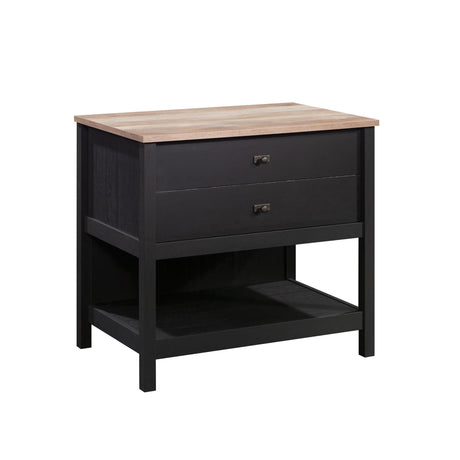 Sauder Cottage Road Lateral File, L: 32.44" x W: 21.81" x H: 29.76", Raven Oak Finish Sauder