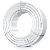 VEVOR PEX Pipe 3/4 Inch, 100 Feet Non-Oxygen Barrier PEX-A Flexible Pipe Tubing for Potable Water, for Hot/Cold Water & Easily Restore, Plumbing Applications with Free Cutter,White VEVOR