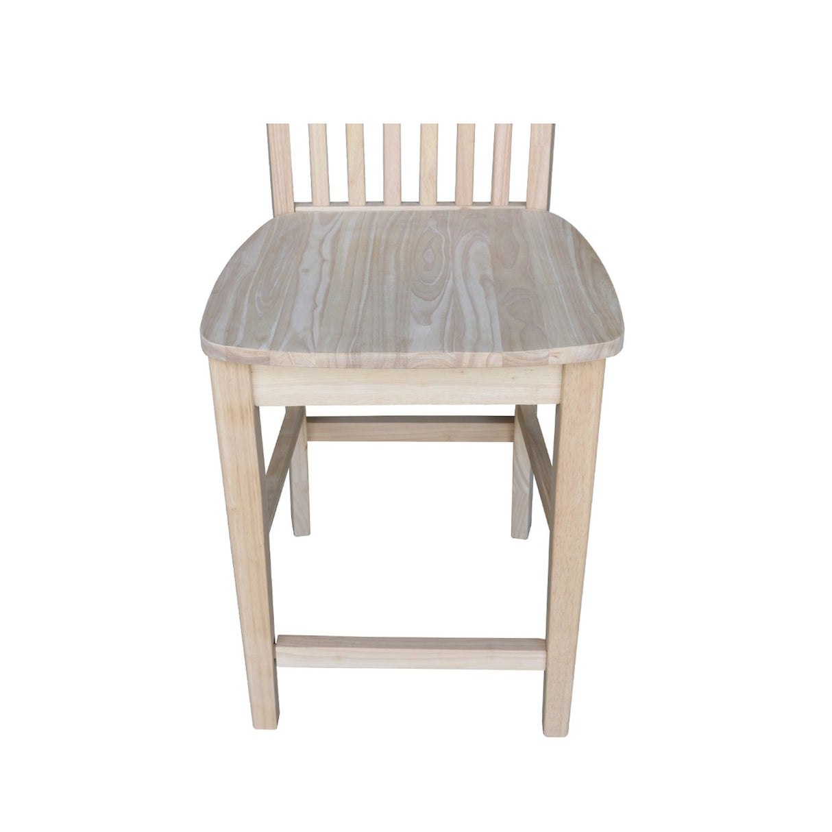 International Concepts 24-Inch Mission Stool, Unfinished IC International Concepts