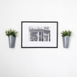 Mkono Galvanized Metal Wall Planter Farmhouse Wall Vase for Artificial Plants Flowers, Rustic Hanging Fake Flowers Holder Country Home Bedroom Living Room Decor Set of 2, Silver, Small Mkono