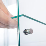 Maotifeys 64" Glass Cabinet, 4 Shelves Glass Display Cabinet with LED Lights, Glass Storage Cabinet with 2 Doors, Curio Cabinet Toy Organizers Rack, Display Shelf, Kids Bookshelf for Bedroom, White Maotifeys