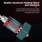 Ender 3 Hotend, Authentic Creality Assembled Hotend Kit 3D Printer Parts with 5X 0.4mm Nozzles for Ender 3 Ender 3 V2 and Ender 3 Pro ORTHLAND