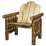 Log Furniture - Deck Chair Montana Woodworks