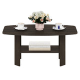 Furinno Simple Design Coffee Table, Dark Brown Furinno
