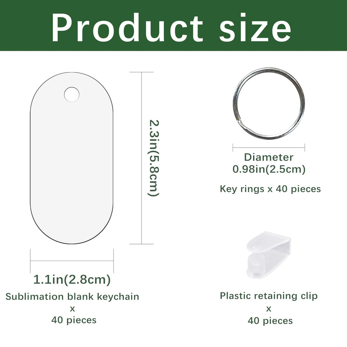 GEKIXUTP 120 Pcs Metal Sublimation Keychain Blanks Bulk，Double Sided Sublimation Blanks Keychain Heat Transfer Keychain Blanks，Sublimation Ornament Blanks （Oval） GEKIXUTP