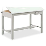 Safco Products 3962GR Precision Drafting Table Base for Use with 3952, 3953 Table Top, Sold Separately, Gray Safco