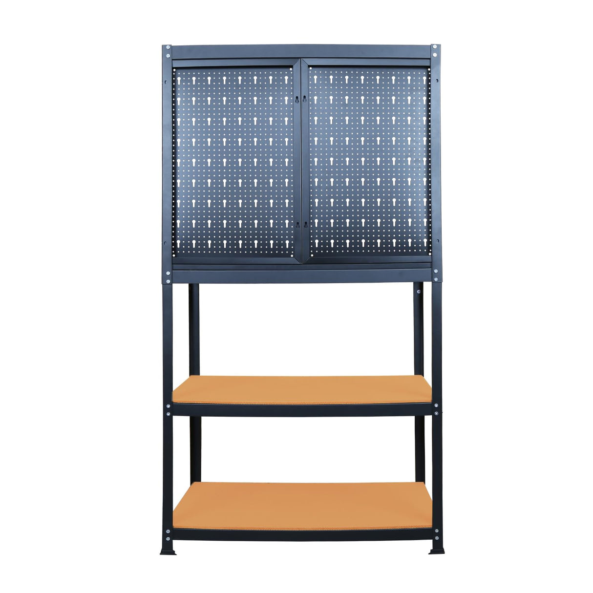 Prostormer Workbench, 31.5 inch Multipurpose Garage Work Bench Table with Peg Board Hook Kit for Home, Garage, and DIY Projects Prostormer