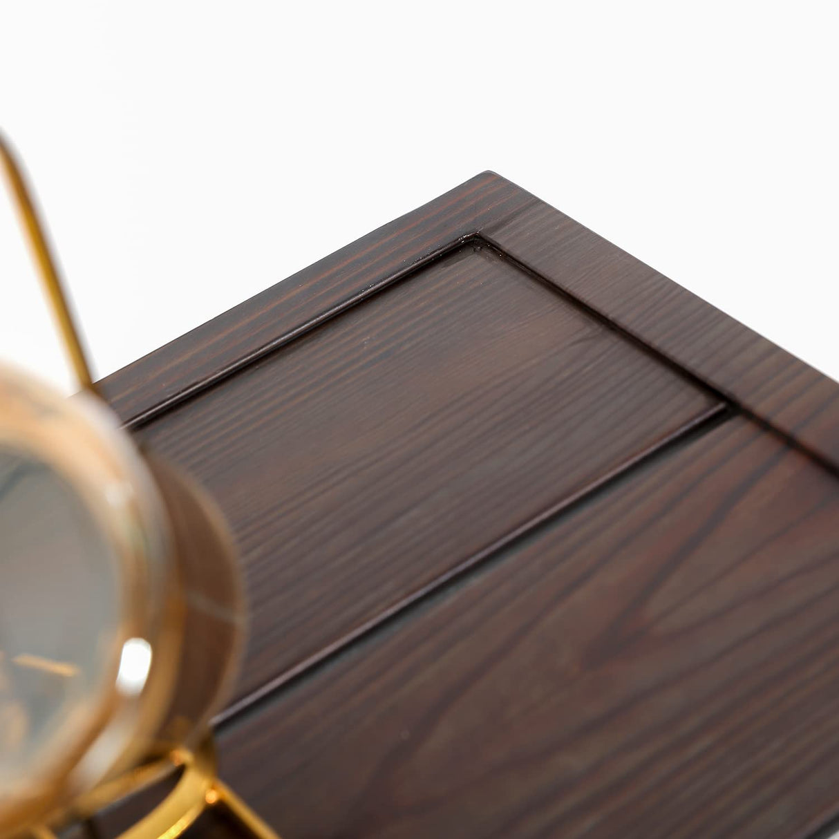 Anmutig Outdoor Counter Height Bar Table, 45.5” Pub Height Dining Bar Table with Wood-Like Metal Tabletop for Hot Tub, Garden, Yard, Balcony, Poolside, Indoor Outdoor Anmutig