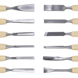 Falling in Art 12Pcs Wooden Carving Chisel Set, Long Handle Woodworking Tools Set with a Leather Pouch, Full Size Knife Gouge Kit for Carving Projects, Ideal for Beginners and Professionals Falling in Art