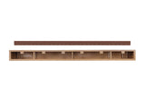 Pearl Mantels NC-60 LITRIVER Zachary Non-Combustible Natural Wood Look Shelf, 60", Little River Finish Pearl Mantels