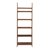 Melissa Mid-Century Bookcase, Walnut by Linon Large Linon