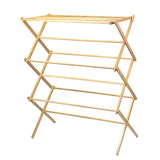 Home-it Wooden Clothes Drying Rack for Laundry - Collapsible Folding Bamboo Laundry Drying Rack for Drying Clothes - Heavy Duty Pre Assembled HOME IT