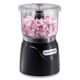 Hamilton Beach Electric Vegetable Chopper & Mini Food Processor, 3-Cup, 350 Watts, for Dicing, Mincing, and Puree, Black (72850) Hamilton Beach