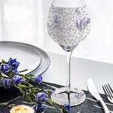 ZUYYON 20 Pcs Sublimation Blank Wine Glass Sleeve and Base Cover Set Neoprene Insulated Wine Glass Cover Sublimation Drink Sleeve Holder for Wine Glass Sublimation Ornaments Supplies ZUYYON