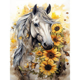 bleihum Horse Diamond Art Kits for Adults- 5D Diamond Painting Kits Horse, Horse Gem Painting Arts Crafts for Adults Home Wall Decor (12x16 Inch) bleihum