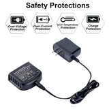 Replace for Black and Decker 18V Battery Charger 90556254-01 9.6V-18V NiCad & NiMh Battery HPB12 FS12B HPB14 FSB14 HPB18 HPB18-OPE FSB18 HPB96 FSB96 Gonocop