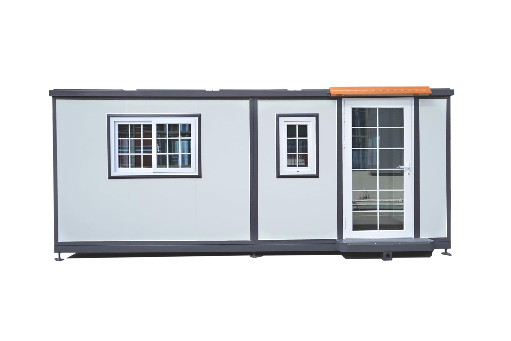 Zolyndo Portable Prefabricated tiny home 15x20ft, Mobile Expandable Plastic Prefab House for Hotel, Booth, Office, Guard House, Shop, Villa, Warehouse, Workshop - WoodArtSupply