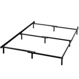 ZINUS Compack Metal 7 Inch Support Bed Frame for Box Spring and Mattress Set, Black, King Zinus