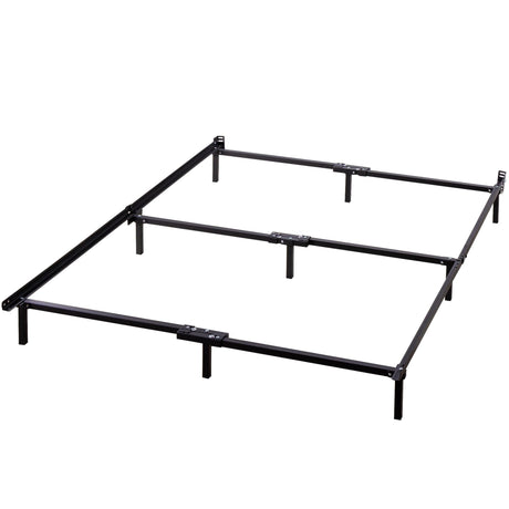ZINUS Compack Metal 7 Inch Support Bed Frame for Box Spring and Mattress Set, Black, King Zinus