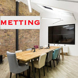 2 Sets 3.3 x 6 Ft Paintable Polyester Blank Banner, Blank Banner Signs, Blank Polyester Cloth Banner with Hanging Rope for Indoor Outdoor Decor (White) Wzttdm