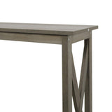 Rainbow Sophia Console Table Entryway Table Sofa Table, Modern Farmhouse Wood Console Table with 2-Tier Storage, 39 Inch, Washed Oak Rainbow Sophia