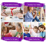 croshom Paint by Numbers Kit for Adults Beginner, Jesus Paint by Number for Adults, DIY Easy Adult Paints by Number Kits, Gifts and Home Wall Decor 12" x 16" (Without Frame) croshom