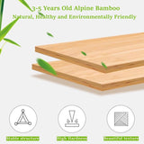 XZXWZX Shoe Rack, Bamboo Foldable Shoes Organizer Free Standing Shelf for Entryway, Closet, Bedroom, Hallway, | Natural | Functional | Multifunctional Shoe Rack (Wood Color) 5 Layers XZXWZX