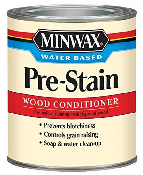 Minwax 618514444 Water-Based Pre- Stain Wood Conditioner, 1 Quart, Clear Minwax
