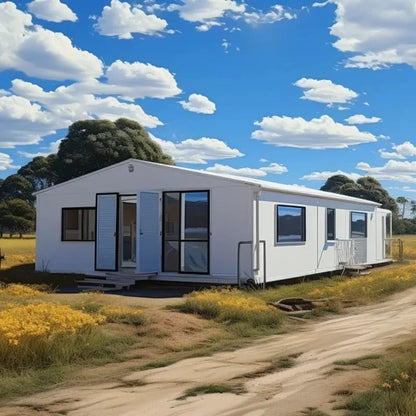 Luxury Modular 20ft & 40ft Prefab Home - 3 Bedrooms, Ready-to-Move-in Tiny Cabin - WoodArtSupply