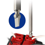 ANEX Ratcheting Screwdriver Ball Handle, Japanese Heavy Duty Magnetic Bit Set (Phillips+2, Flat Head-6), Quick Ball Grip 72 Gear Ratchet Screwdriver, Made in JAPAN Anex